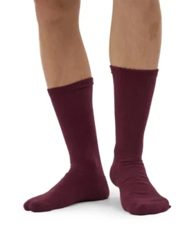 Bio-Sport-Socken – Oxblood-Rot