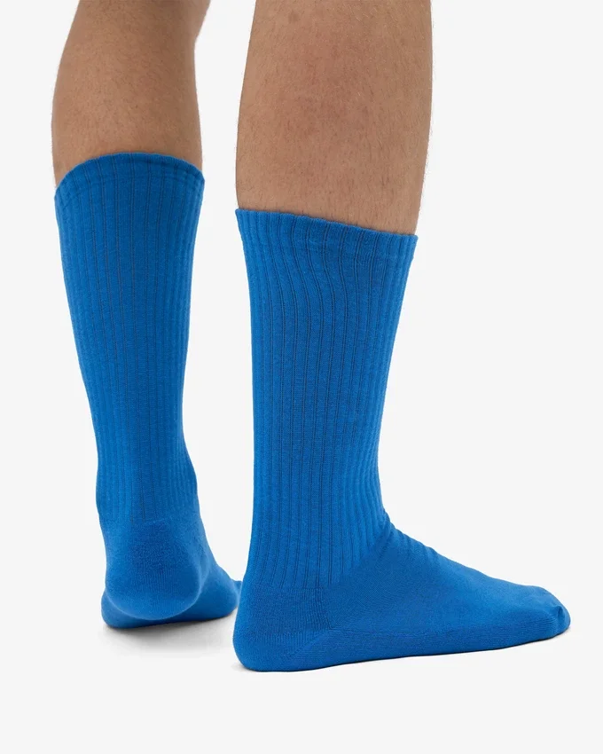 Bio-Sport-Socken – Pazifikblau