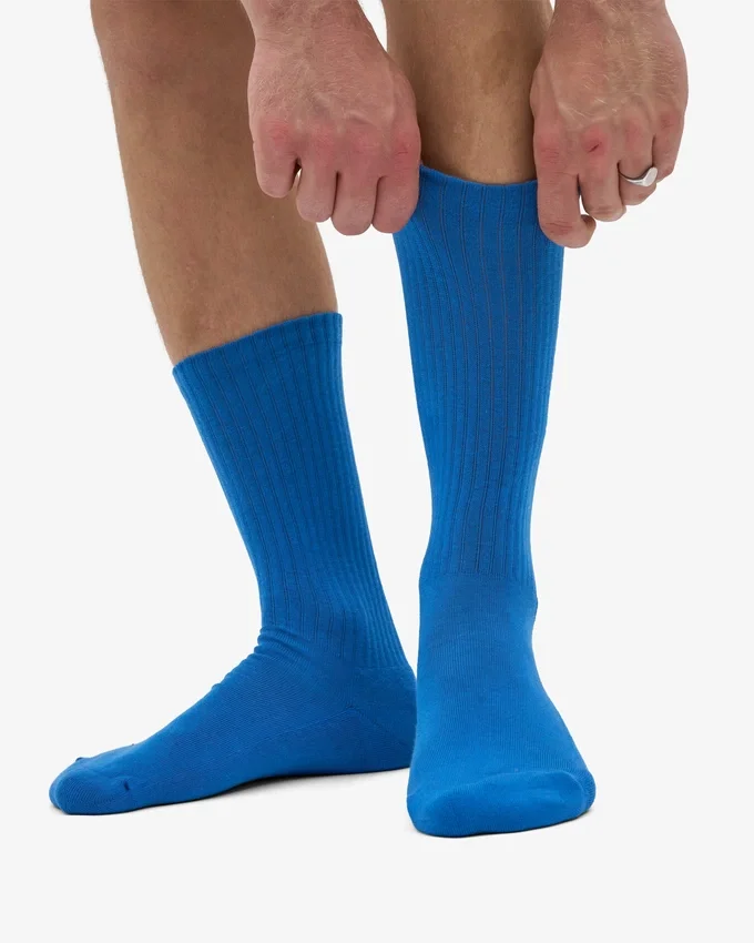 Bio-Sport-Socken – Pazifikblau