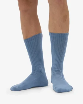 Bio-Sport-Socken – Stahlblau