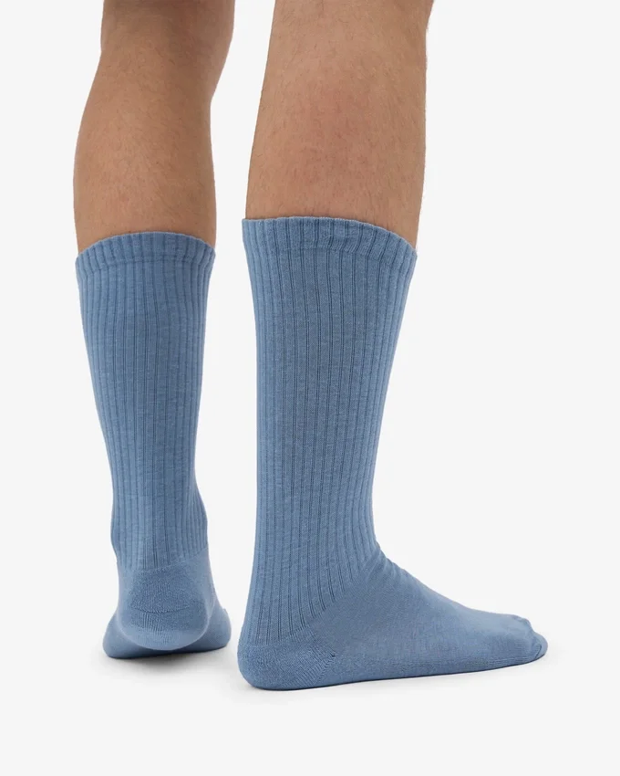 Bio-Sport-Socken – Stahlblau