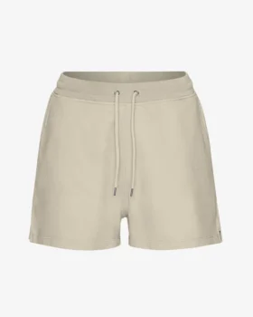 Bio-Sweatshorts für Damen – Austerngrau