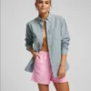 Bio-Sweatshorts für Damen – Cloudy Grey