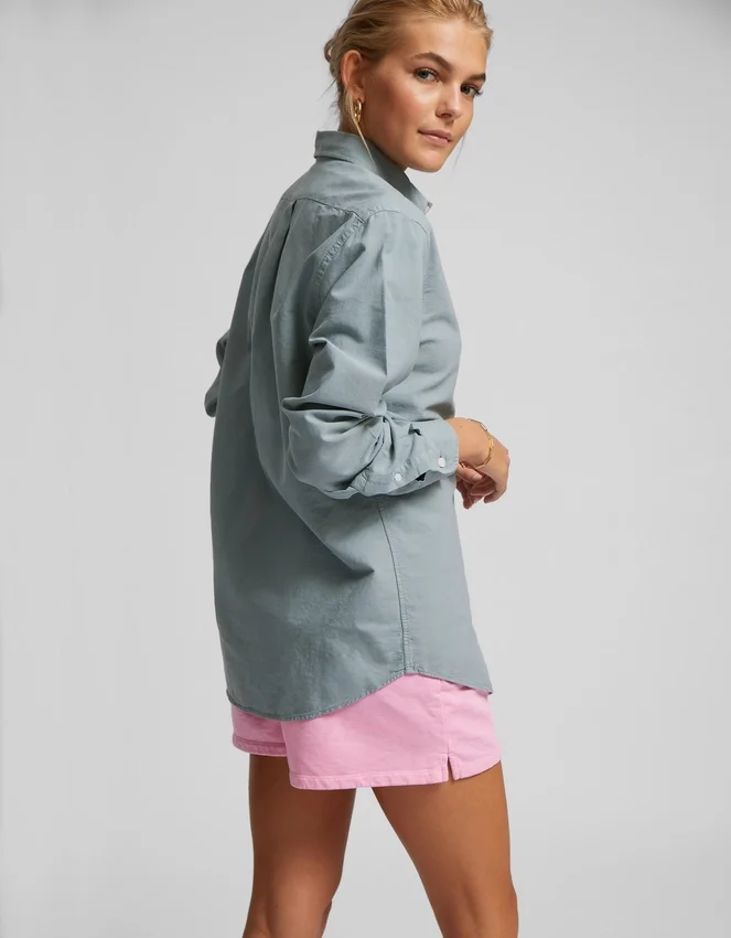 Bio-Sweatshorts für Damen – Cloudy Grey