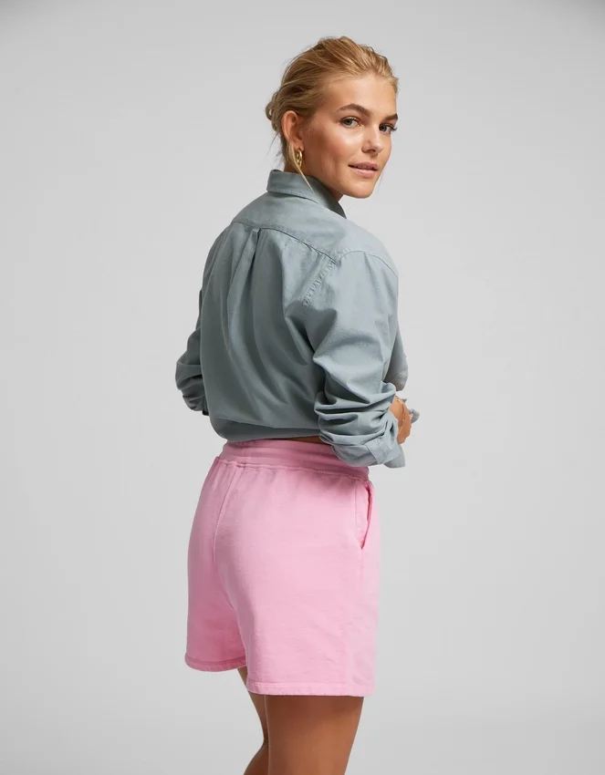 Bio-Sweatshorts für Damen – Cloudy Grey