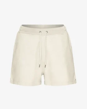 Bio-Sweatshorts für Damen – Elfenbeinweiß