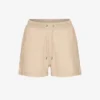 Bio-Sweatshorts für Damen – Honigbeige