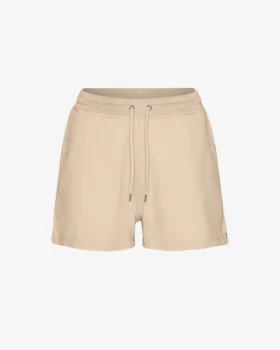 Bio-Sweatshorts für Damen – Honigbeige