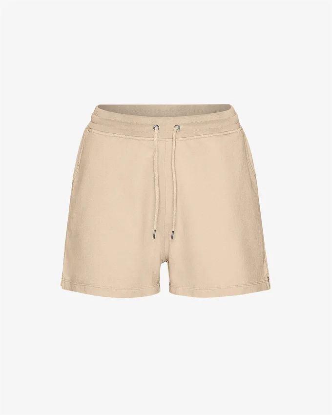 Bio-Sweatshorts für Damen – Honigbeige