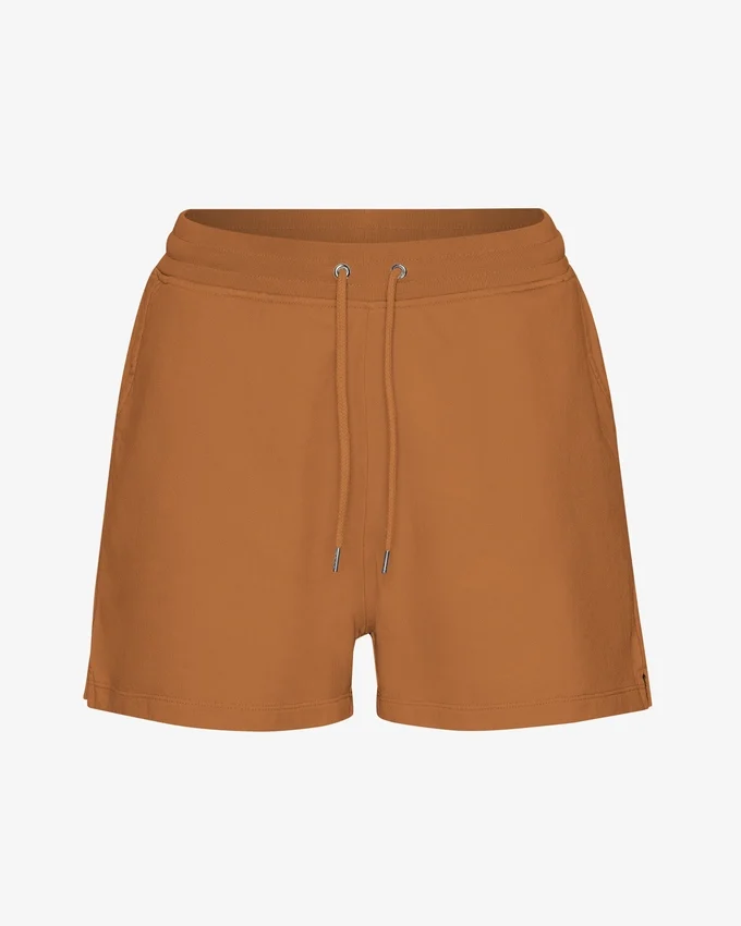Bio-Sweatshorts für Damen – Ingwerbraun