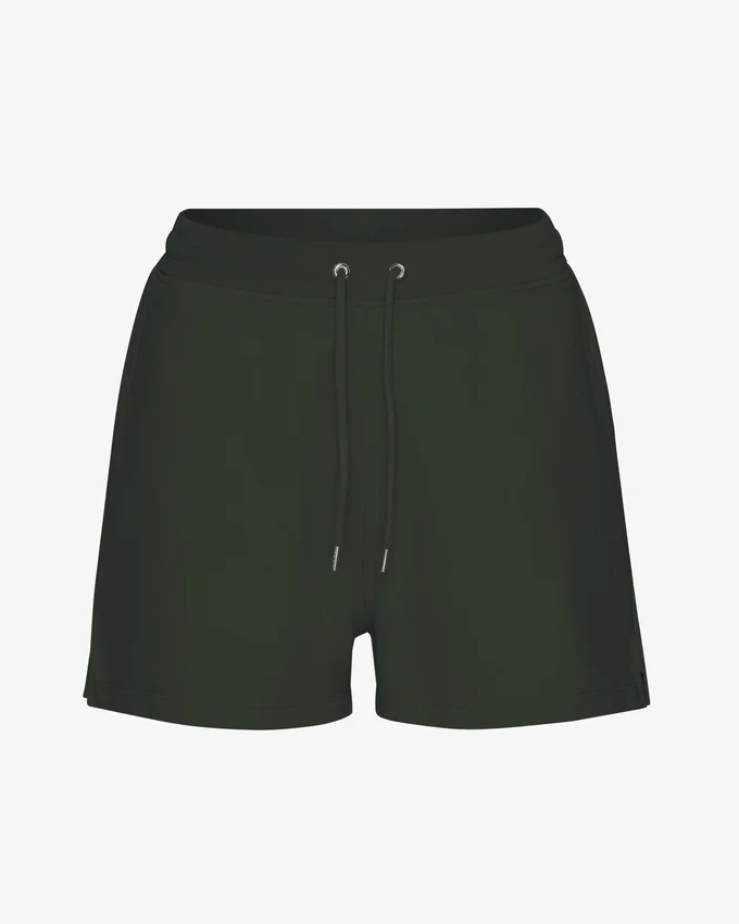 Bio-Sweatshorts für Damen – Jägergrün