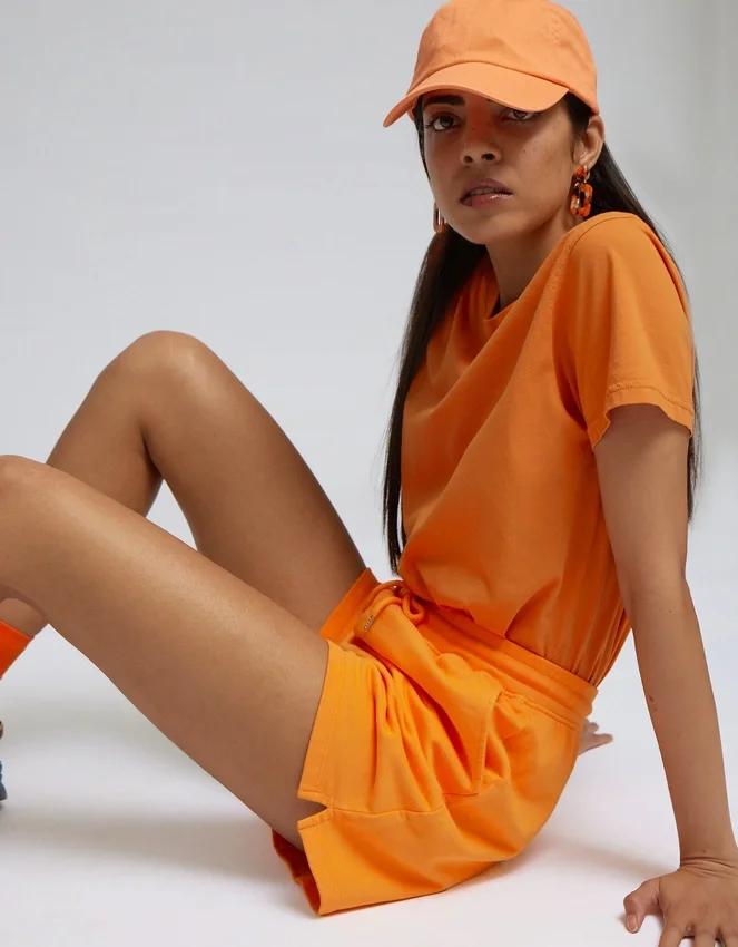 Bio-Sweatshorts für Damen – Kellygrün
