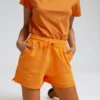 Bio-Sweatshorts für Damen – Kellygrün