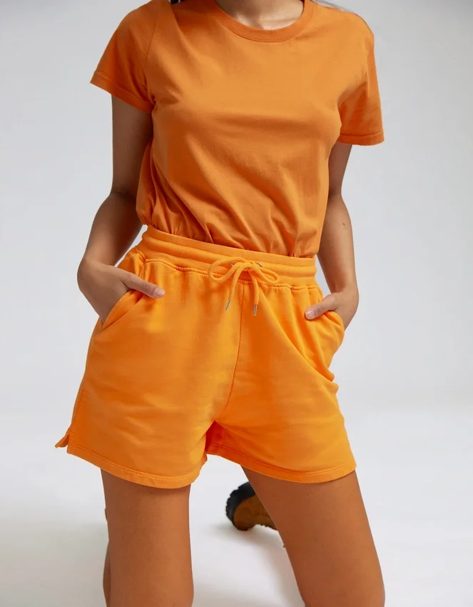 Bio-Sweatshorts für Damen – Kellygrün