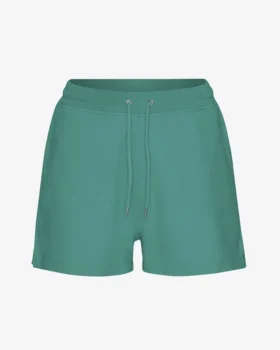 Bio-Sweatshorts für Damen – Kieferngrün