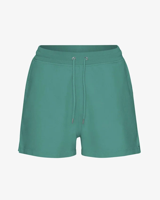 Bio-Sweatshorts für Damen – Kieferngrün
