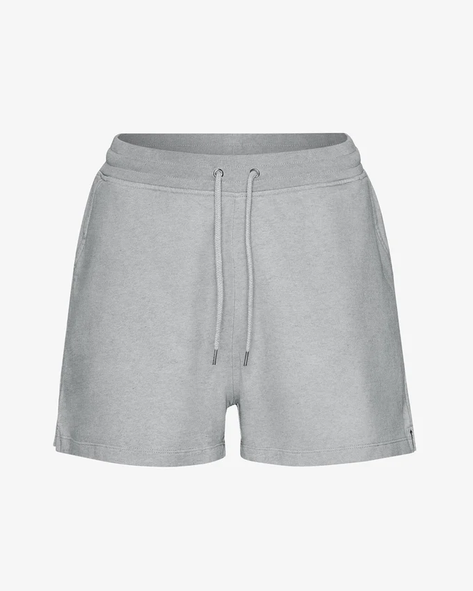 Bio-Sweatshorts für Damen – Meliert-Grau