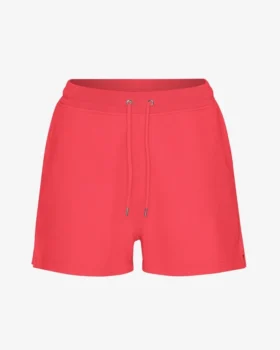 Bio-Sweatshorts für Damen – Red Tangerine
