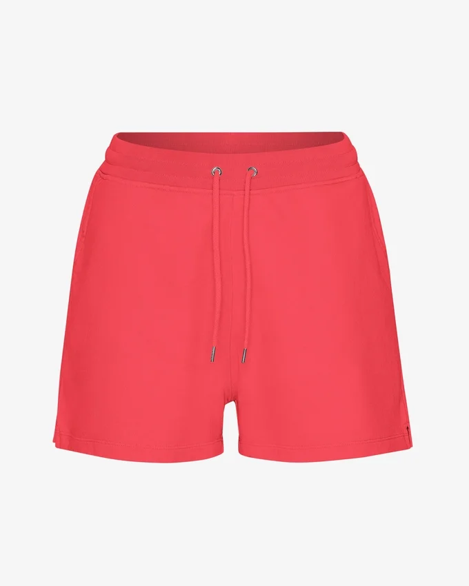 Bio-Sweatshorts für Damen – Red Tangerine