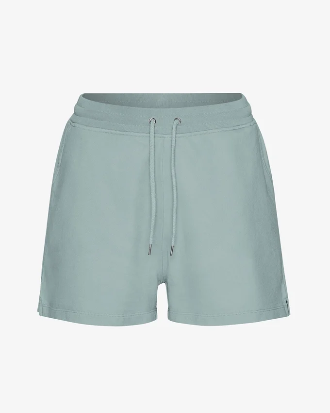 Bio-Sweatshorts für Damen – Stahlblau