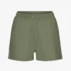 Bio-Sweatshorts für Damen – Staubiges Oliv