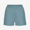 Bio-Sweatshorts für Damen – Steinblau