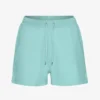 Bio-Sweatshorts für Damen – Tealblau