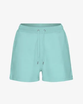 Bio-Sweatshorts für Damen – Tealblau