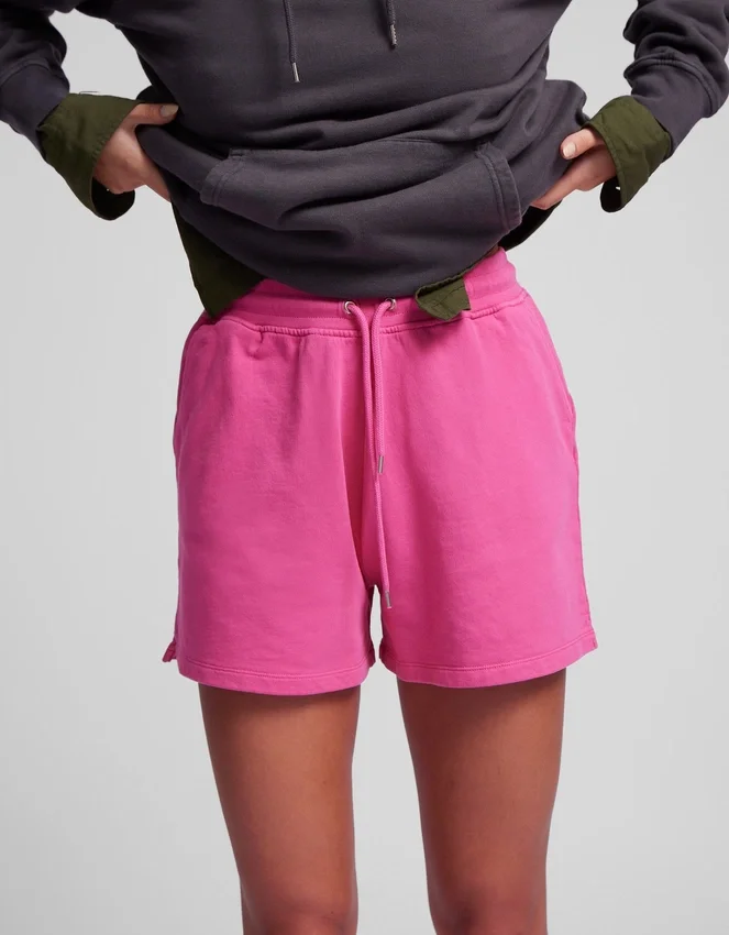 Bio-Sweatshorts für Damen – Kieferngrün