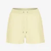 Bio-Sweatshorts für Damen – Zartgelb
