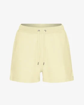 Bio-Sweatshorts für Damen – Zartgelb