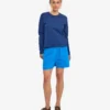 Bio-T-Shirt für Damen mit langen Ärmeln – Marineblau
