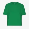 Bio-T-Shirt im Boxy-Crop-Schnitt – Kellygrün