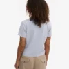 Bio-T-Shirt im Boxy-Crop-Schnitt – Polarblau