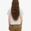 Bio-T-Shirt im Boxy-Crop-Stil – Faded Grey