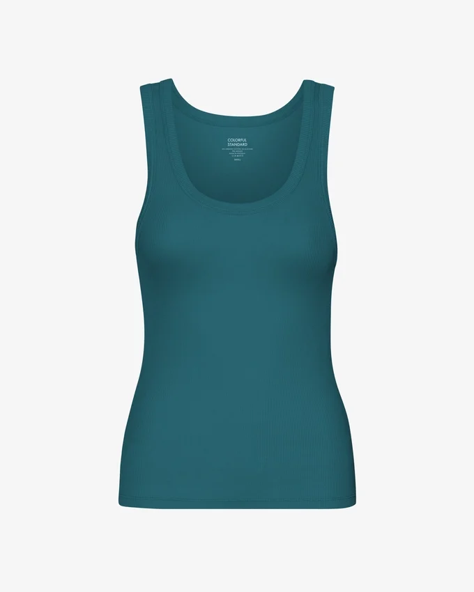 Bio-Tanktop für Damen – Ozeangrün