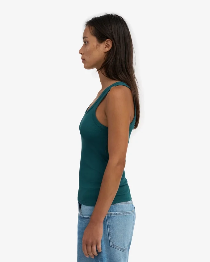 Bio-Tanktop für Damen – Ozeangrün