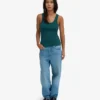 Bio-Tanktop für Damen – Ozeangrün