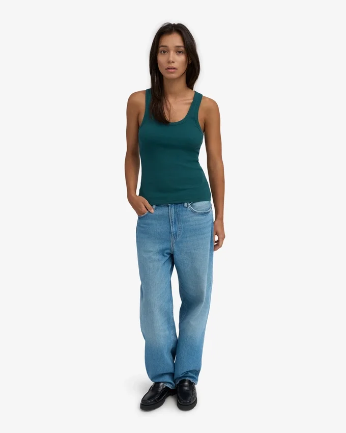 Bio-Tanktop für Damen – Ozeangrün