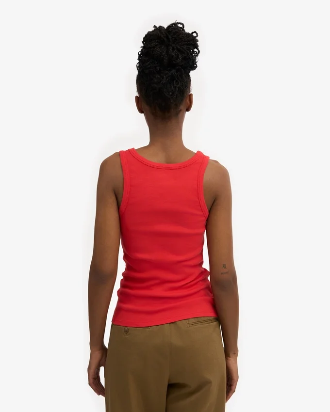 Bio-Tanktop für Damen – Red Tangerine