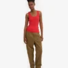 Bio-Tanktop für Damen – Red Tangerine