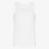Bio-Tanktop mit Rippenstruktur – Optisches Weiß