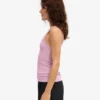 Bio-Tanktop mit Rippstrick für Damen – Kirschblüte
