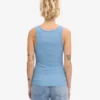 Bio-Tanktop mit Rippstrick für Damen – Seaside Blue
