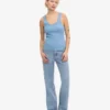 Bio-Tanktop mit Rippstrick für Damen – Seaside Blue