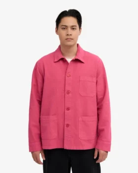 Bio-Workwear-Jacke – Bubblegum-Pink