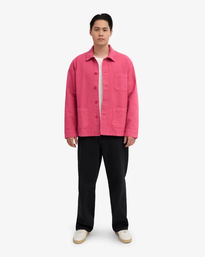 Bio-Workwear-Jacke – Bubblegum-Pink