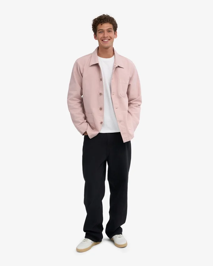 Bio-Workwear-Jacke – Faded Pink