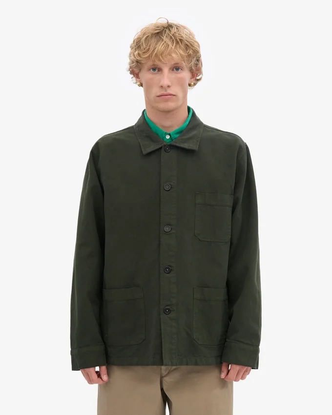 Bio-Workwear-Jacke – Jägergrün