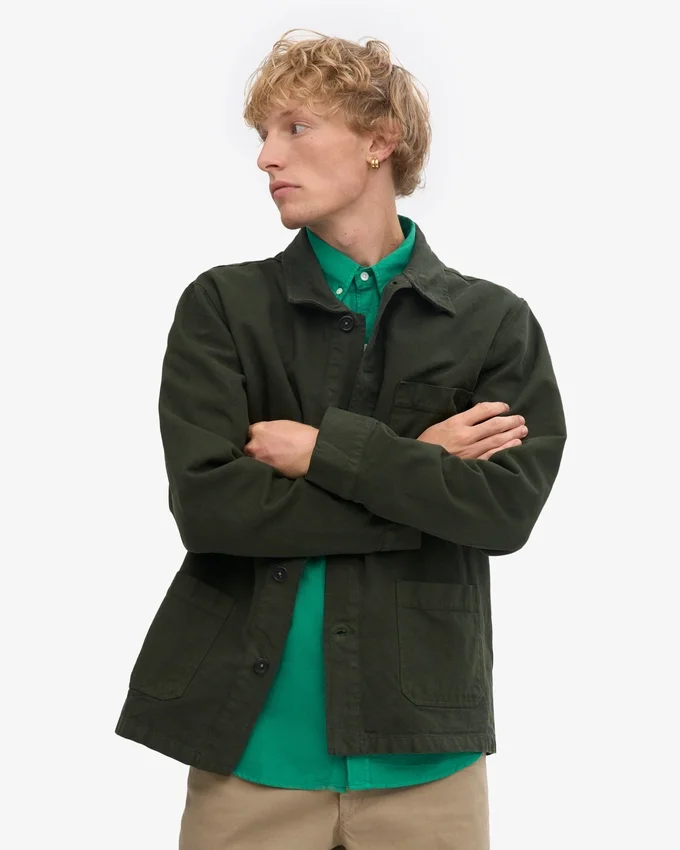 Bio-Workwear-Jacke – Jägergrün